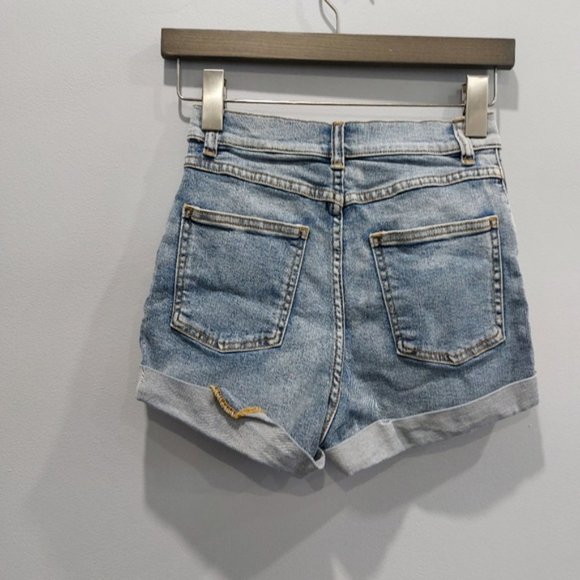 Aritzia Wilfred Free Jovovich Denim Shorts Size 4 - Picture 4 of 7